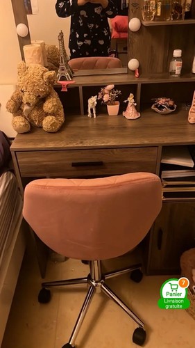 Chaise bureau rose neuve - de,