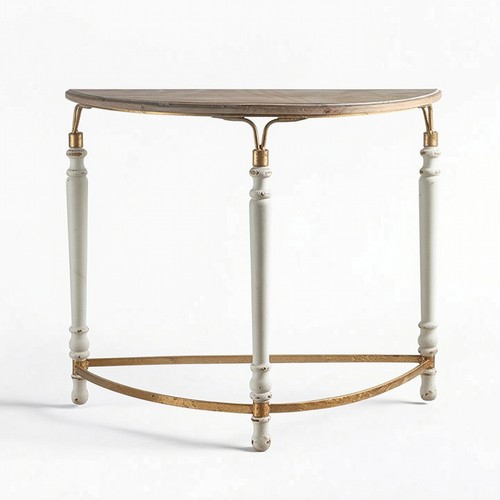 Console demi lune - console, Étroite