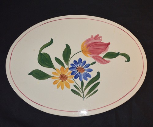 Ancien dessous plat ovale - ancien, de
