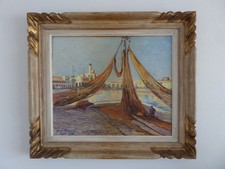 tableau huile sur panneau