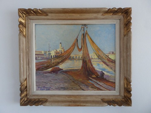 Tableau huile sur panneau - huile,