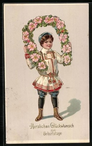 Carte postale relief - carte, en