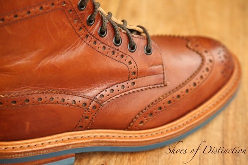 Chaussures bottes derby brogue