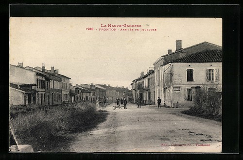 Cpa fronton arrivée - cpa,