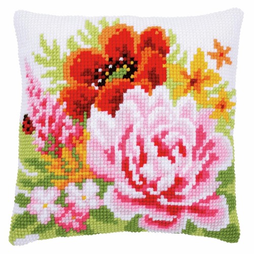 Point croix kit coussin - de,