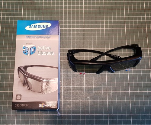 Paire lunettes 3d - lunettes,