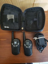 Cobra Microtalk Walkie Talkies Set (2) CXT85 - 2 Way Radios Tested Working