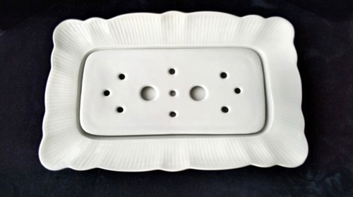 Plat asperges porcelaine - asperges,