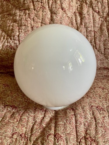 Globe verre blanc - en, Ø
