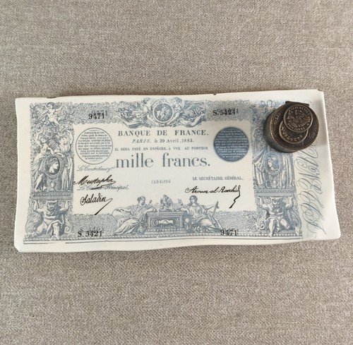 Bel encrier porte plume billet - plume,