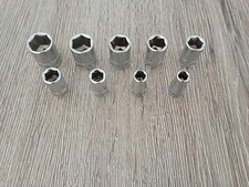 Lot de 9 douilles 1/4 FACOM