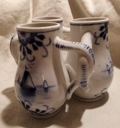 Delft vase trilobé - trilobé,, centre