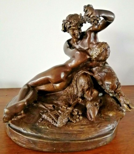 Ancienne sculpture bronze - sculpture, en