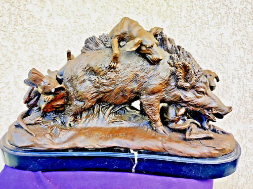 Sculpture bronze signé