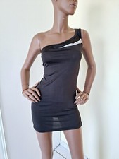 TENUE SEXY ROBE COURTE AVEC STRING TAILLE UNIQUE COULEUR NOIR