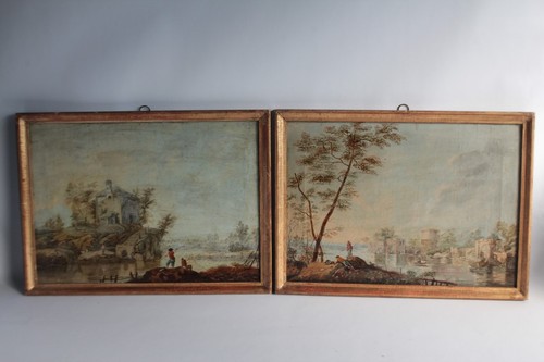 Pair 19th century fishermen - pair, of