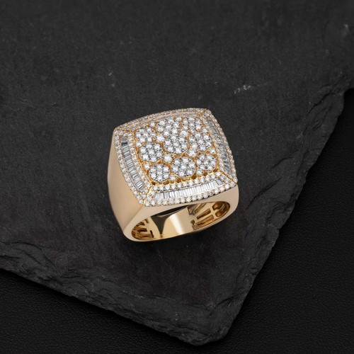 Bague chevalière jaune 10k - bague, or