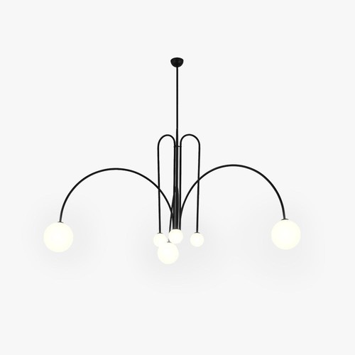 Suspension multi boules verre - suspension,