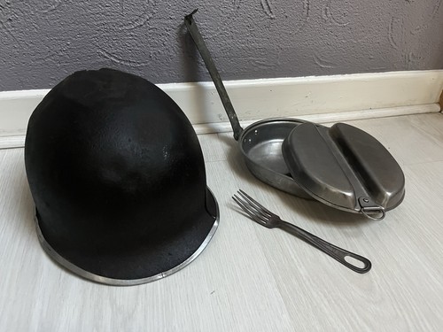 Lot ww2 casque gamelle - casque,
