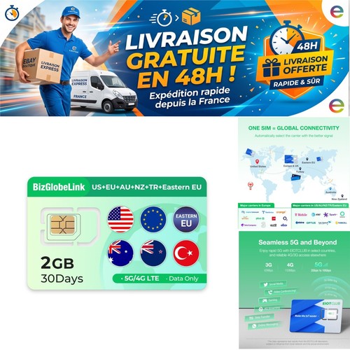 Carte sim voyage 30 - sim, go