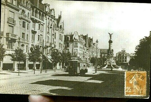 Reims carte photo - photo, d