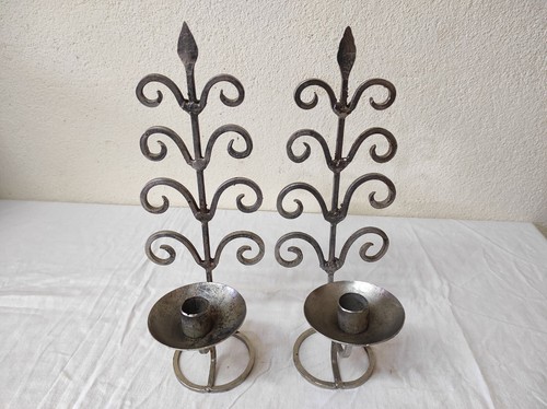 Anciens bougeoirs fer - anciens,