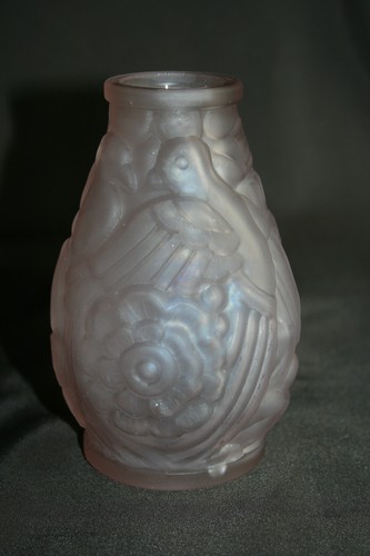 Vase satiné art déco - vase,