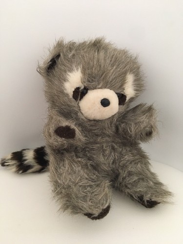 Vintage peluche raton laveur - peluche,