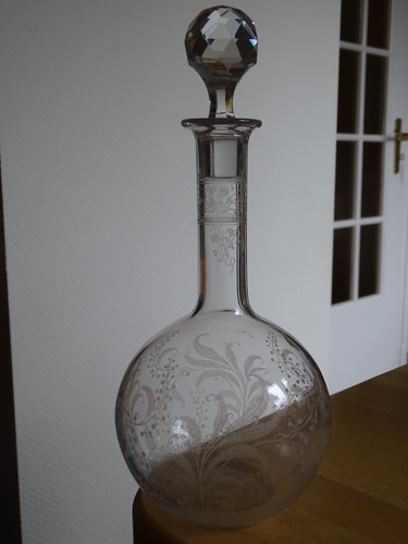 Baccarat ancienne carafe vin - ancienne, a