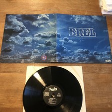 Jacques Brel “Brel” Gatefold 1977 LP on Barclay