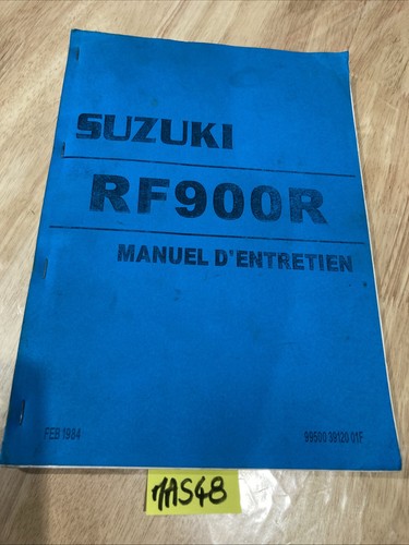 Suzuki rf900r manuel - suzuki,
