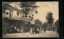 Old postcard Parc Saint-Maur, La Civette du Parc, Boulevard National 