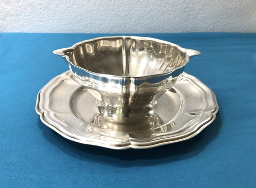 Saucière métal argenté - argenté, à