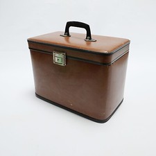 vintage 70s 1970s old retro storage back case trunk bag