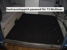 Tapis sol moquette arriére convient pour VW bus T3 Multivan édition limitée
