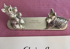 Christofle  -2 Chiens Fox