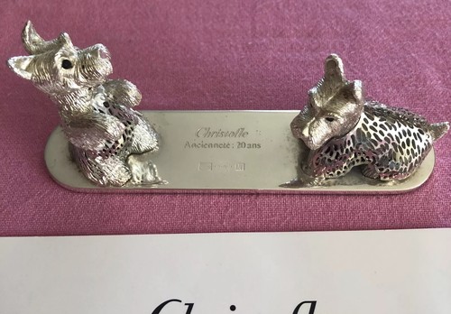 Christofle chiens fox - -2,