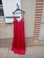 nuisette femme longue rouge