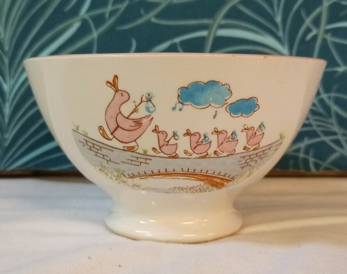 Bol vintage décor canard - bol,