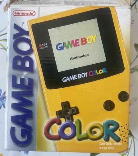Nintendo game boy color jaune - boy,