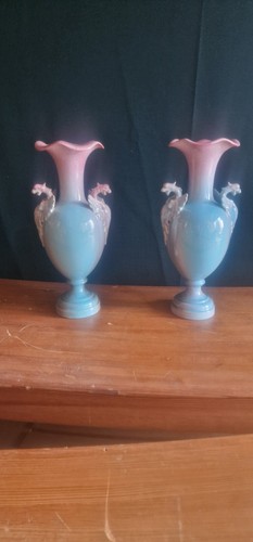 Paire vases anciens en - vases,