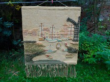 Grande tapisserie en laine