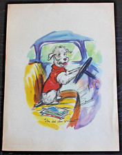 ANCIEN DESSIN ILLUSTRATION -