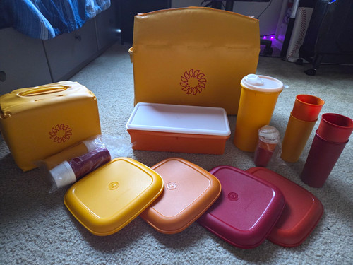 1980s tupperware set brand - 1980s, *brand