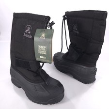 Kamik Frontline 2 Thermal Guard Waterproof Black Snow Winter Boots Mens 8 US