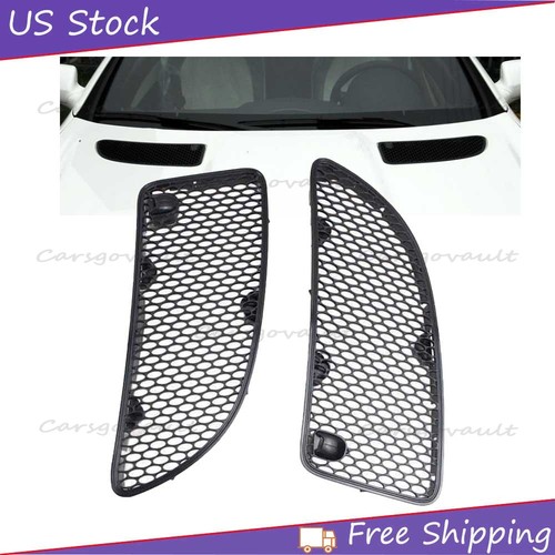 2pcs front hood - grille, vent