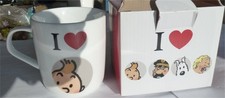 Superbe MUG "I LOVE" TINTIN