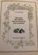 dictons des betes des plantes