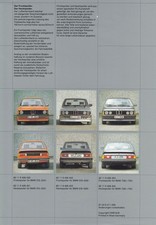 BMW Aerodynamics Tuning Spoiler 3 Series E21 5 Series E12 7 Series E23 Brochure Sheet 1981 45
