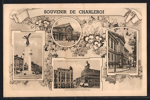 Cpa charleroi rue de la - la,